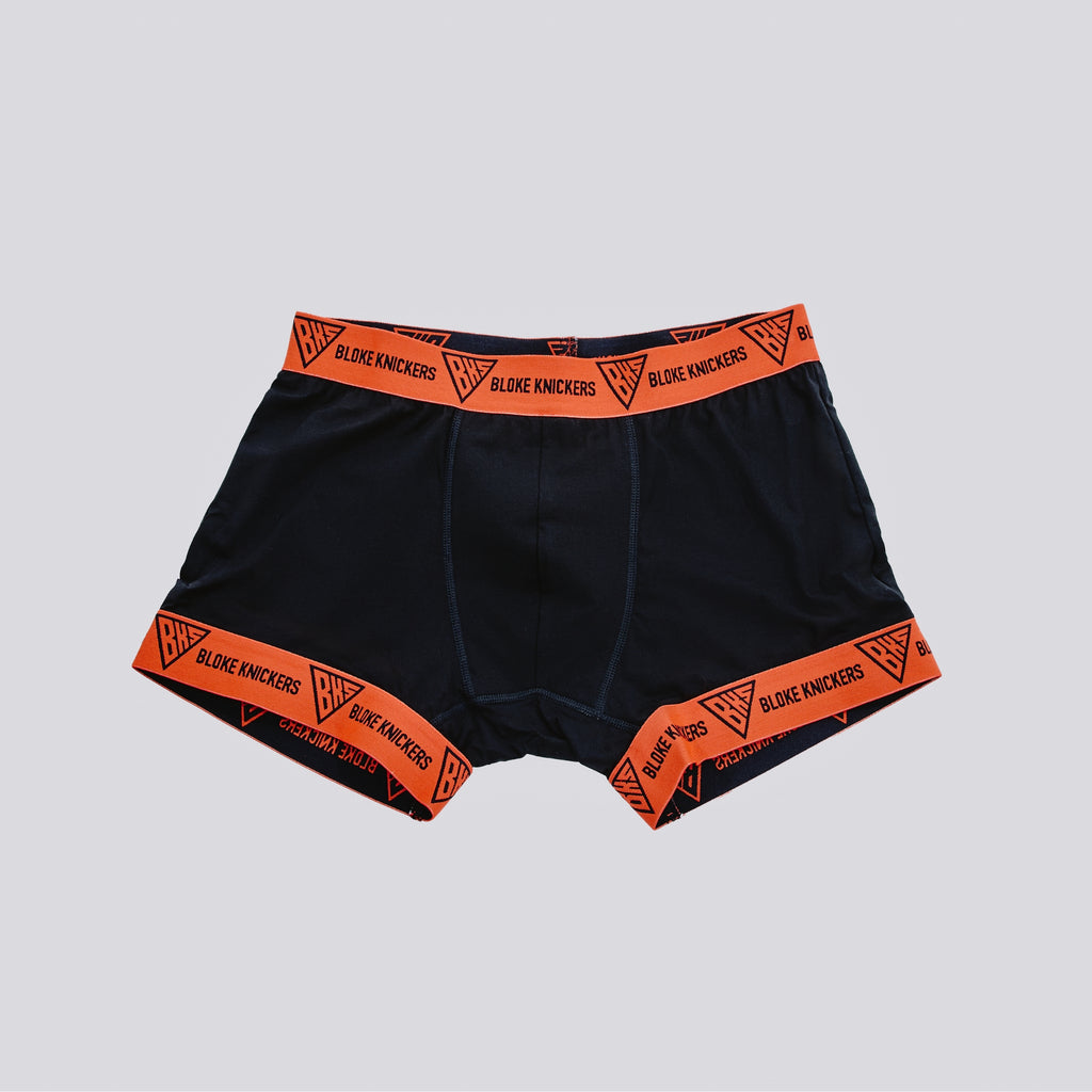 Premium Red & Black BKS Men's Hybrid Boxer Shorts
