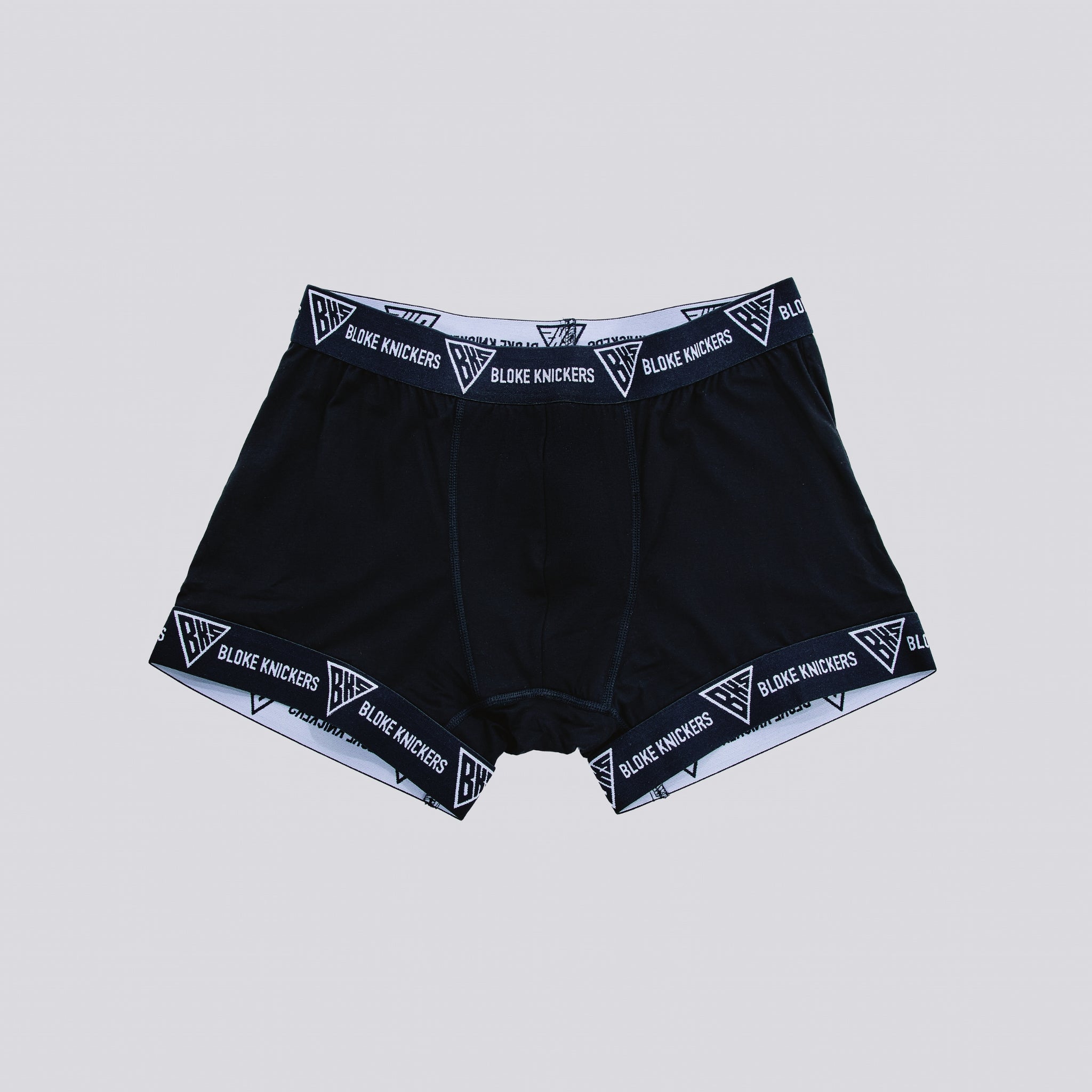 Premium Black & White BKS Men's Hybrid Boxer Shorts